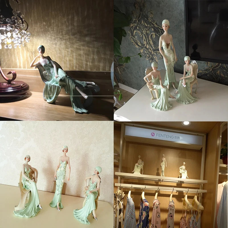 European Character Girl Beauty Resin Ornaments £44.99