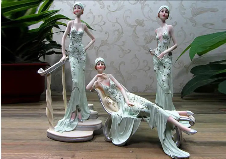 European Character Girl Beauty Resin Ornaments £44.99