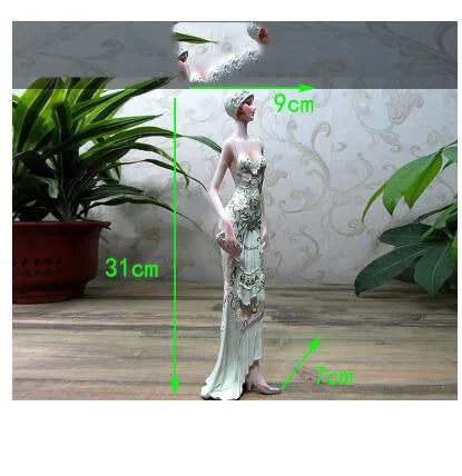 European Character Girl Beauty Resin Ornaments £44.99