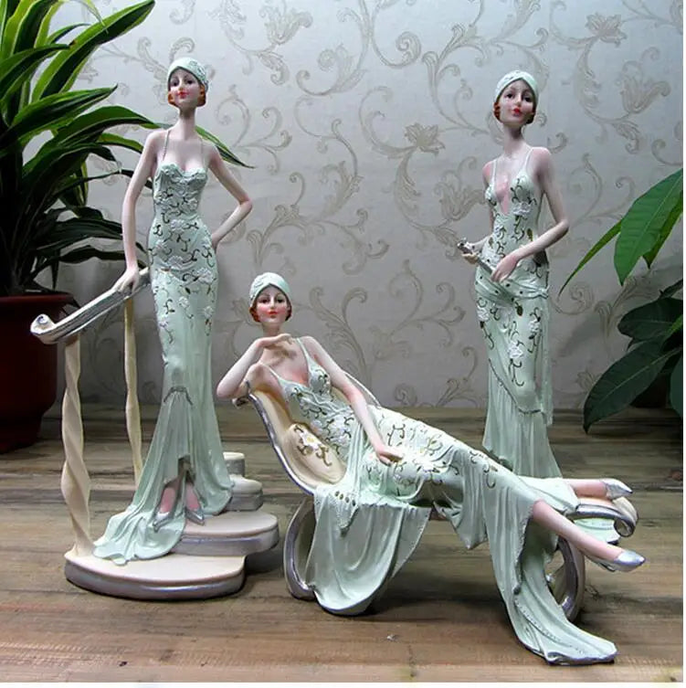 European Character Girl Beauty Resin Ornaments £44.99