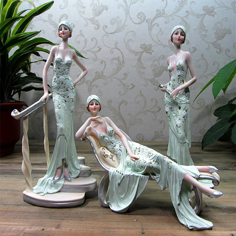 European Character Girl Beauty Resin Ornaments £44.99