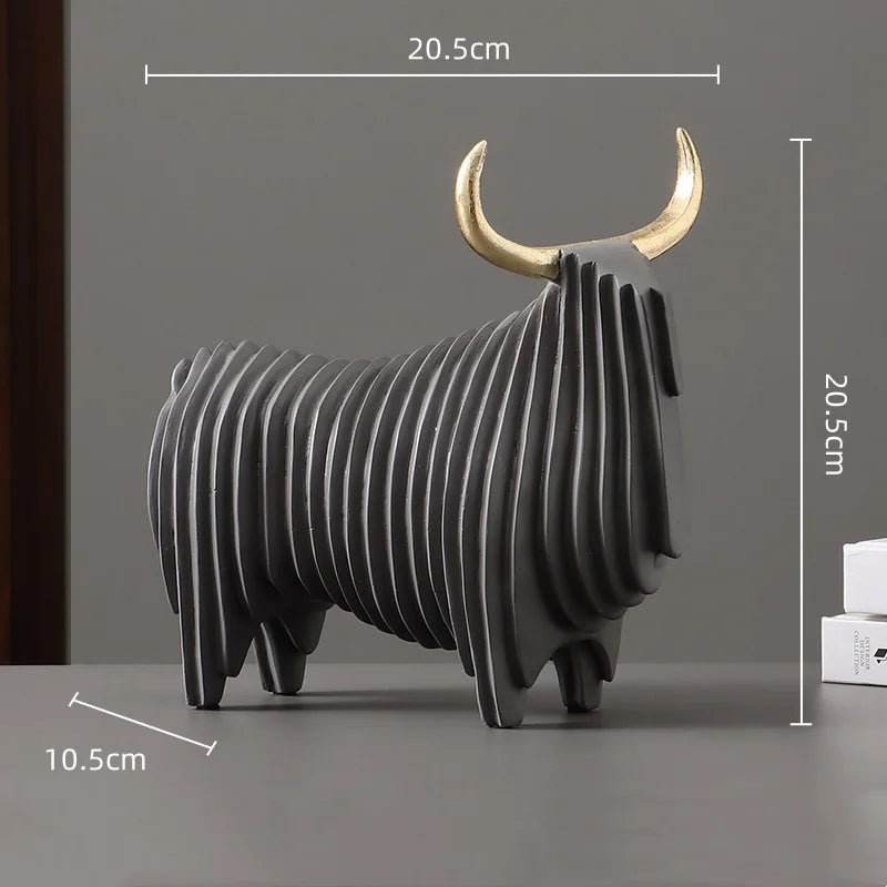 Creative Mammoth Resin Bull Sculpture £46.99 - £66.99