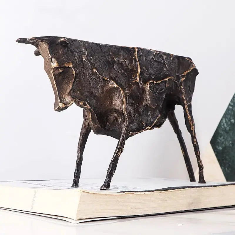 Famous Abstract Bronze Bull Sculpture £47.99