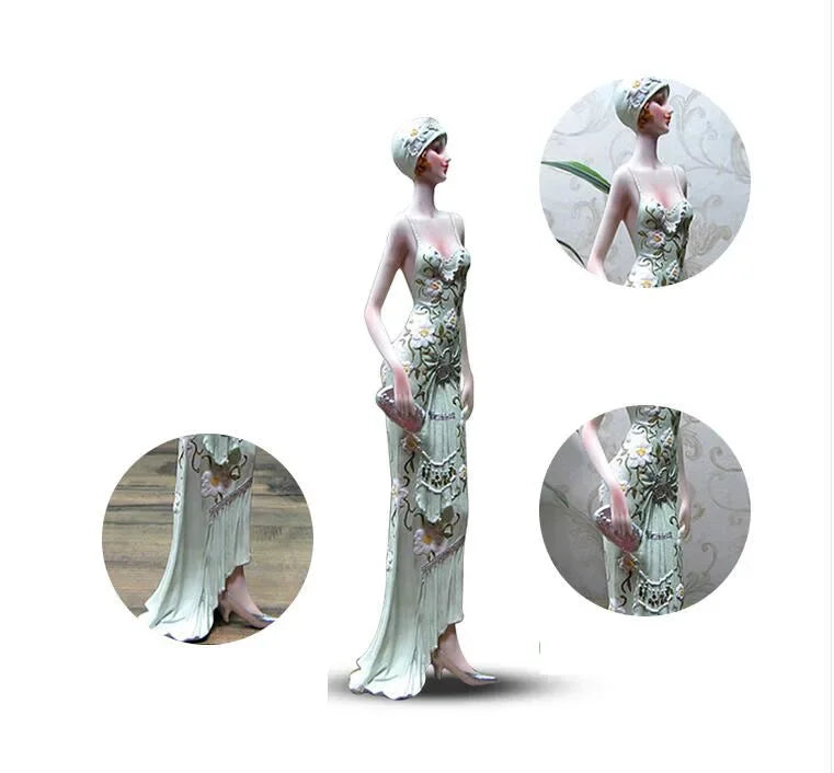 European Character Girl Beauty Resin Ornaments £44.99