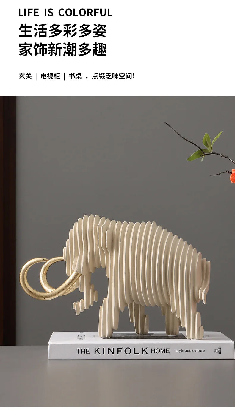 Creative Mammoth Resin Bull Sculpture £46.99 - £66.99