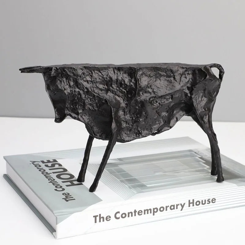 Famous Abstract Bronze Bull Sculpture £47.99