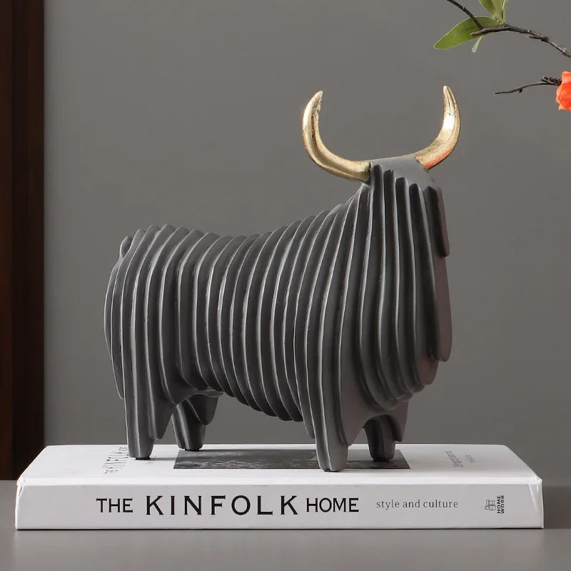 Creative Mammoth Resin Bull Sculpture £46.99 - £66.99