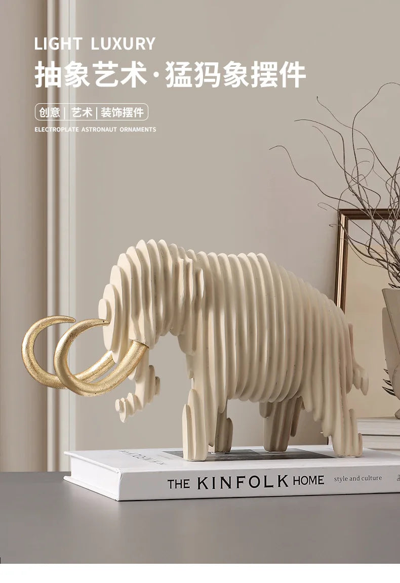 Creative Mammoth Resin Bull Sculpture £46.99 - £66.99