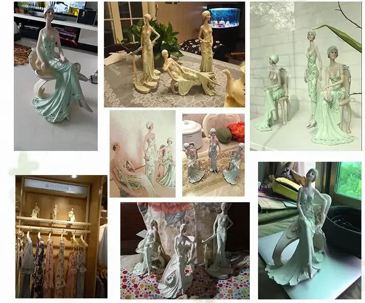 European Character Girl Beauty Resin Ornaments £44.99