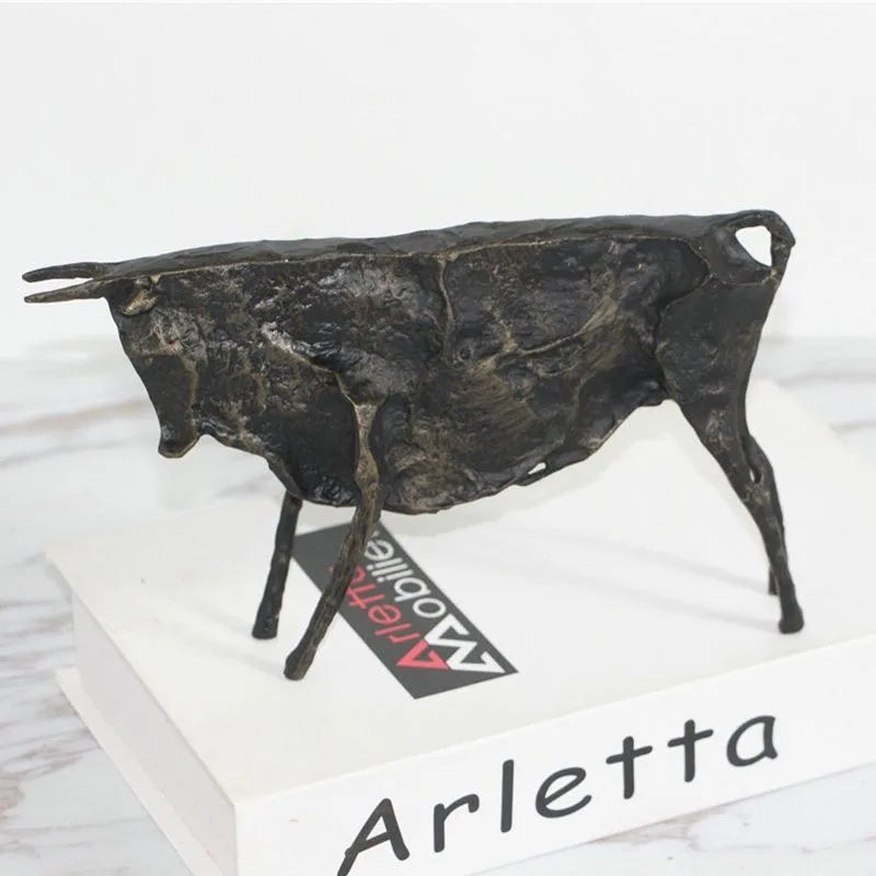 Famous Abstract Bronze Bull Sculpture £47.99