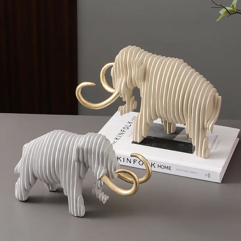 Creative Mammoth Resin Bull Sculpture £46.99 - £66.99