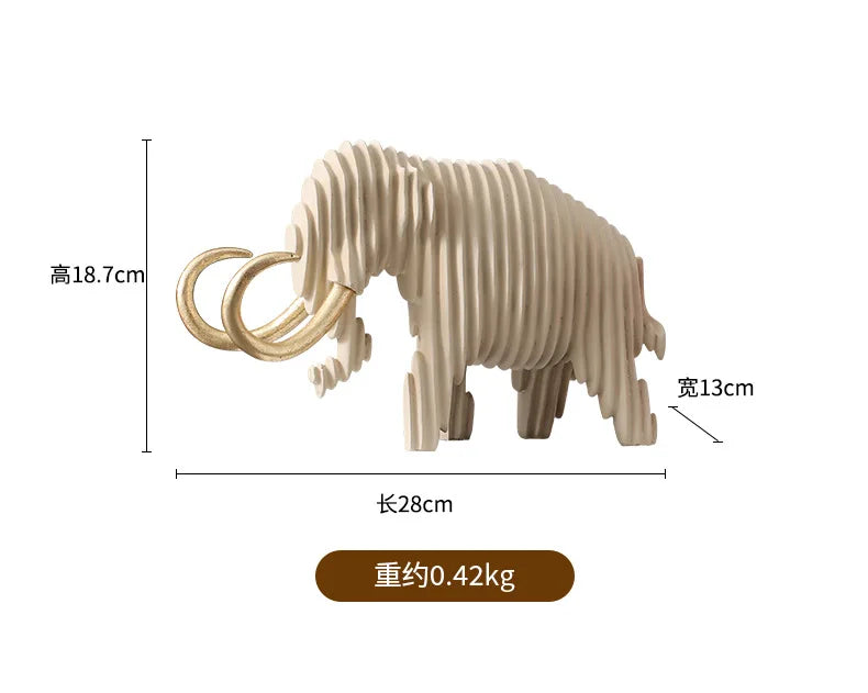Creative Mammoth Resin Bull Sculpture £46.99 - £66.99
